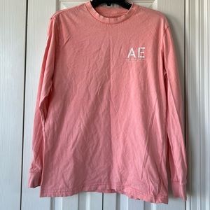 Men’s American Eagle Pink Long Sleeve Shirt